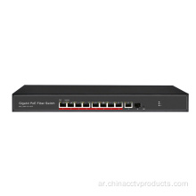 8 جيجابت CCTV POE التبديل مع منفذ SFP